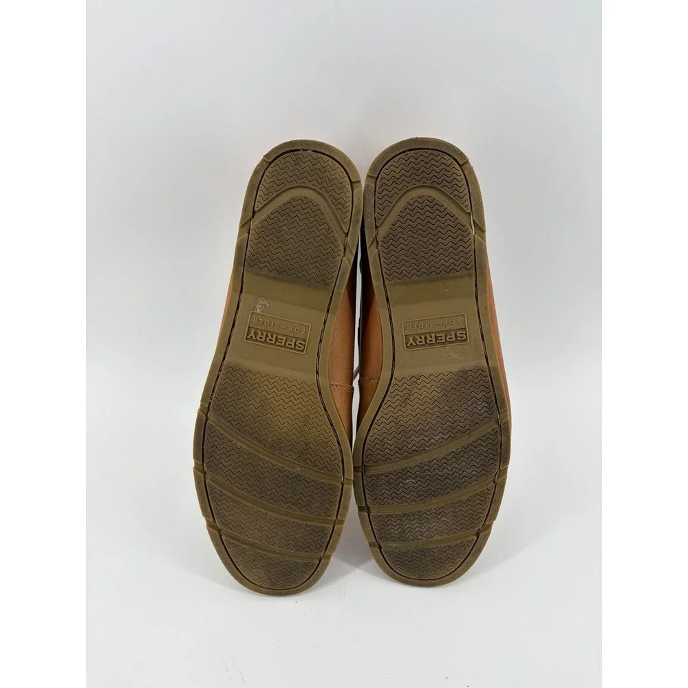 Sperry A/O 2-Eye Leather Boat Shoes, Sahara Tan, Men's Size 12